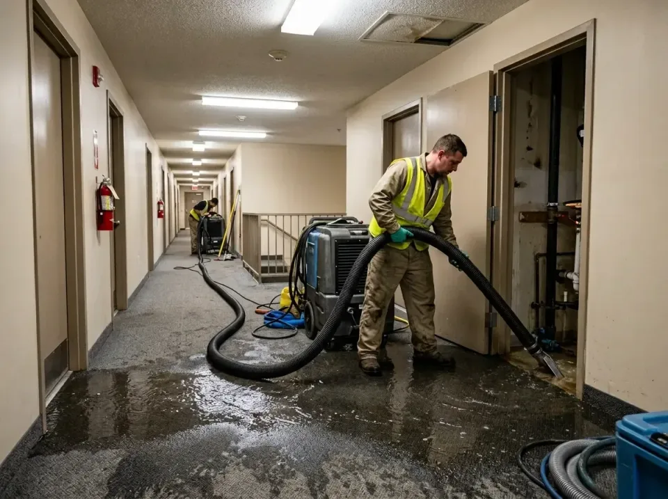 multi-unit-apartment-hallway-f-005 — frequently asked questions, Emergency Burst Pipe Water Extraction & Removal in Las Loma…